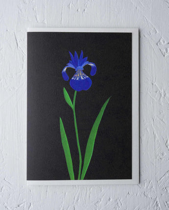 Chelsea Iris - card (Black)