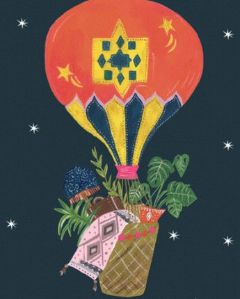 Hot Air Balloon- Card