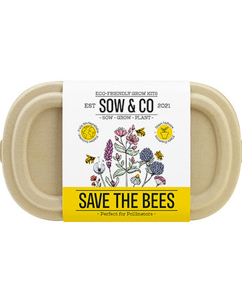 Sow and Co Save the Bees Garden Grow Kit