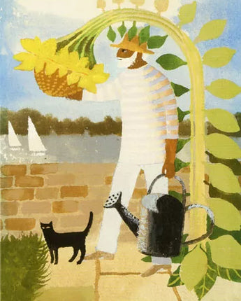 Julian and Sunflower - card