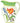 Pottery Bunting – 6 Decorative Floral Jugs