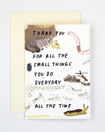 Thank you for all the small things - Card