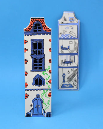 Dolls House Bookmark - cream