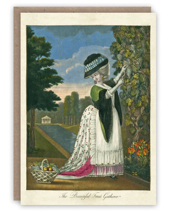 The Beautiful Fruit Gatherer - Card