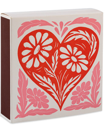 Botanical Heart MatchBox