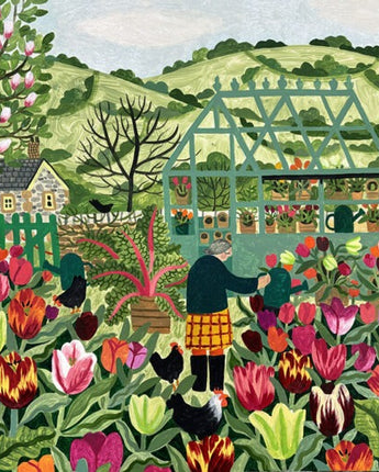 Spring Tulips - card