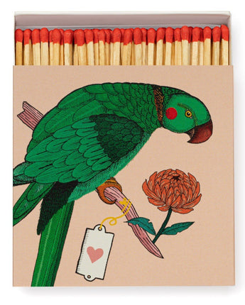 Square Matchbox with Ariane Parrot design