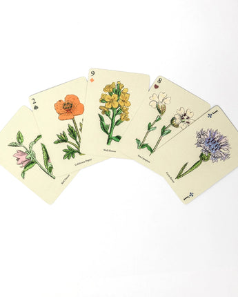 Wildflowers Playing Cards