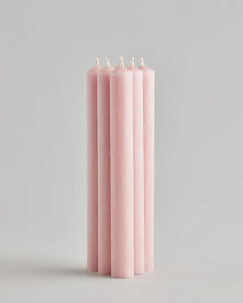 7/8" Dinner Candles - Rose Quartz