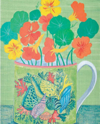 Nasturtium Shell Mug - Card