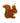 Squirrel Embroidered Decoration