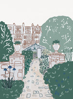 Load image into Gallery viewer, The Garden Path - Holly Woodman Giclee Print - size A4
