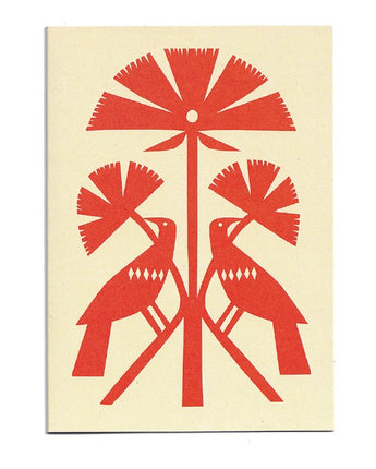 Paper Bird Red card