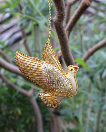 Gold Dove Decoration