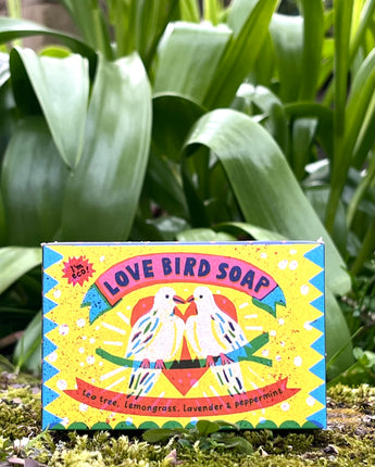 Love Birds Tea Tree, Lemongrass, Lavender & Peppermint Soap Bar