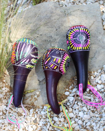 Carved Gourd  Maraca
