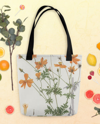 Botanical Tote bag (Cosmos sulphureus)